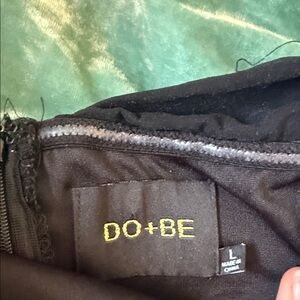 DO+BE Elegant Black ruffel dress